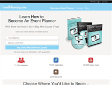 Tablet Screenshot of eventplanning.com